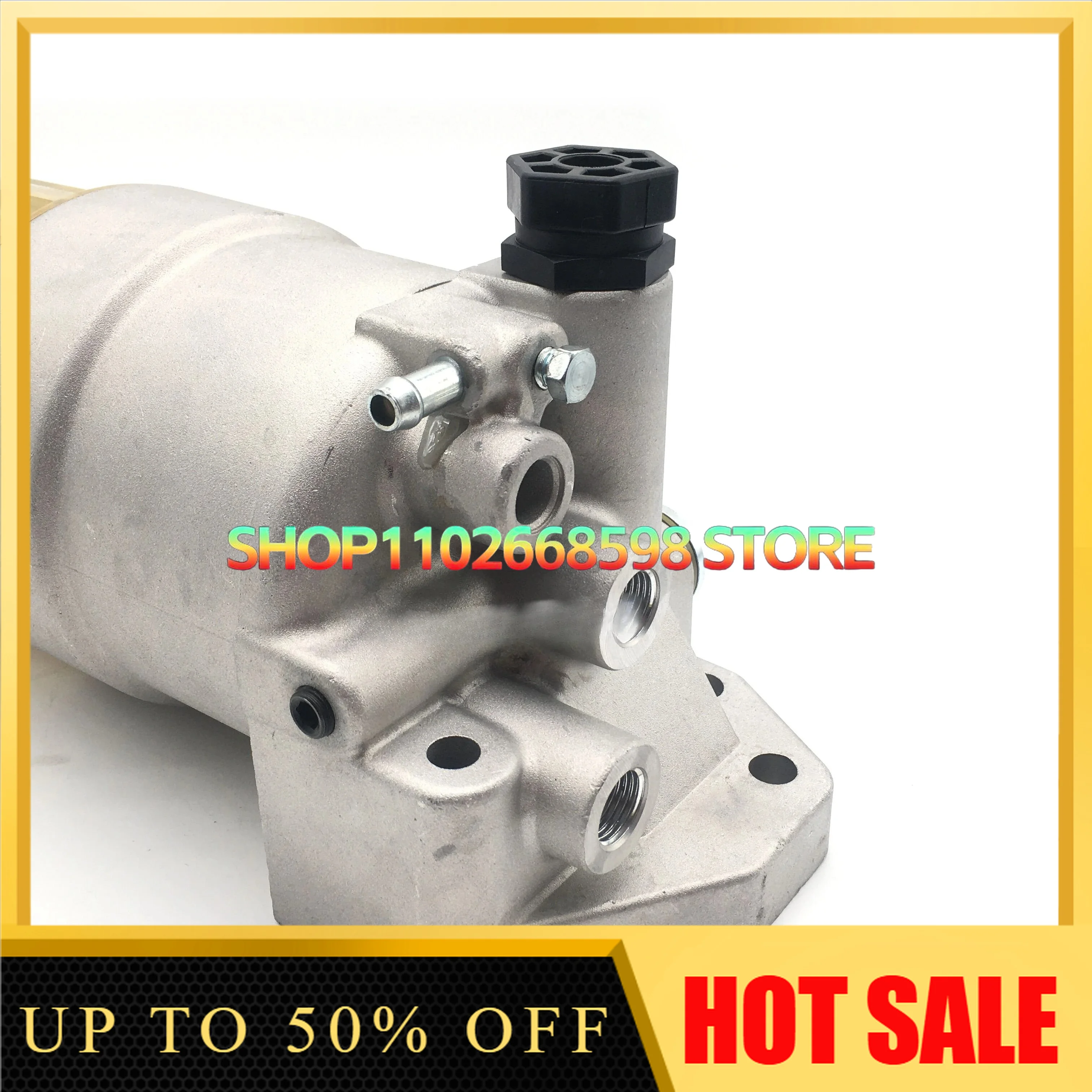 For  Excavator ZAX200 210 240 270-3 EFI Diesel Oil Water Separator Assembly Paper Diesel Filter Element Shell