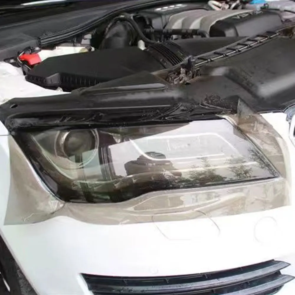 TPU PPF Car Headlight Tint Fog Light Taillight Waterproof Sticker Auto Fog Light Taillight Smoke Black Tailing Lamp Stickers