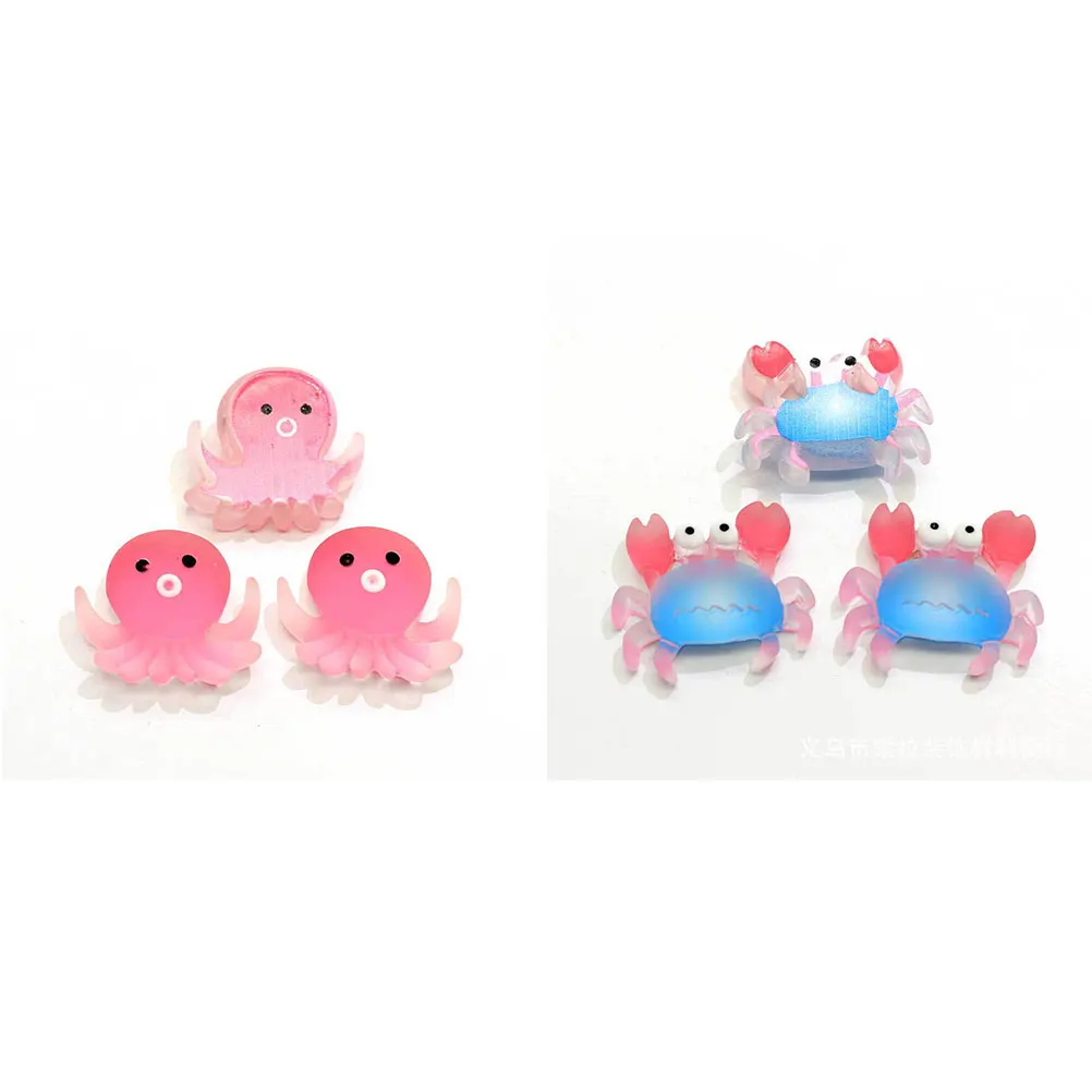 

Marine Life Accessories Decoration DIY Resin Ornament Cartoon Sea Creature Landscape Craft Child