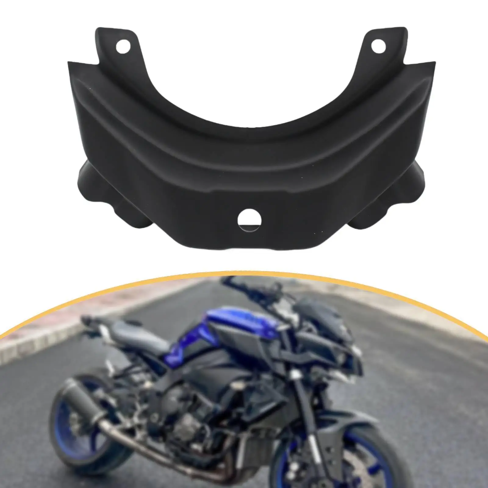 Rear Tail Panel Motorcycle Back Plate Accessory PP Plastic Weatherproof Stable Fit Simple Replace for Daily Ride Maintenance