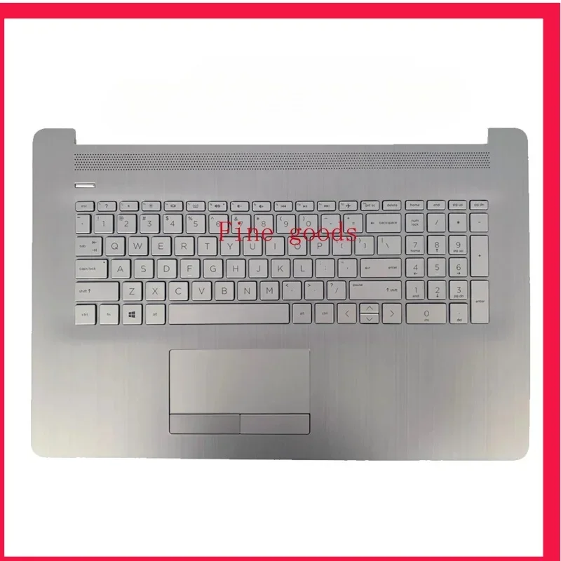 

Palmrest Backlit Keyboard Touchpad For HP 17-BY 17-CA Silver L92783-001