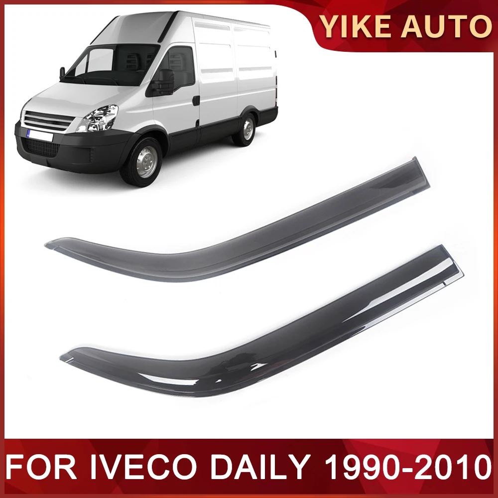 

Window Visor for IVECO DAILY 1990-2010 Weathershied Door Visor Wind Sun Rain Guards Side Window Wind Deflectors Auto Parts