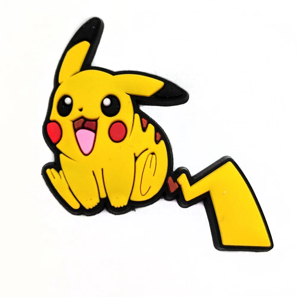 20-100Pcs Potdemiel Pokemon Schuh Charms Zubehör DIY Blase Rutschen Clogs Sandale Schuh Schnalle Dekoration Für Kinder Weihnachten geschenke – Detail 15