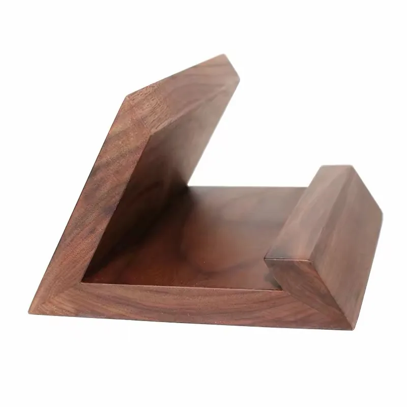 Solid wood flat support, mobile phone support, universal wooden base for shelves