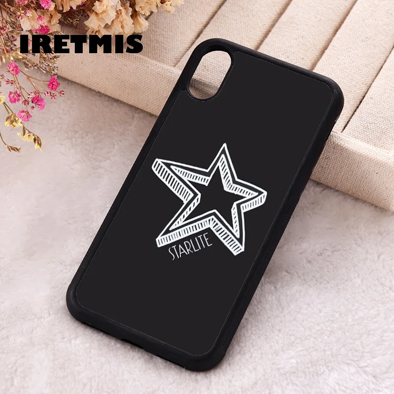 Iretmis Phone Cover Case For iPhone X XS Max XR 11 12 13 PRO MINI 14 15 16 Plus Silicone Rubber Starlite Big Star