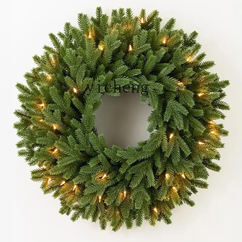 L7-15 pure PE Christmas wreath 50/60/80 CM Christmas rattan 2.7 meters combination set shopping mall hotel scene layout