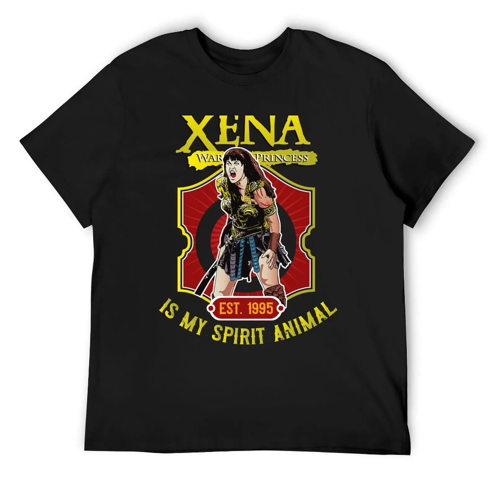 

Xena Warrior Is My Spirit Animal T-Shirt shirts graphic tee baggy shirts oversized custom shirt plus size men clothing