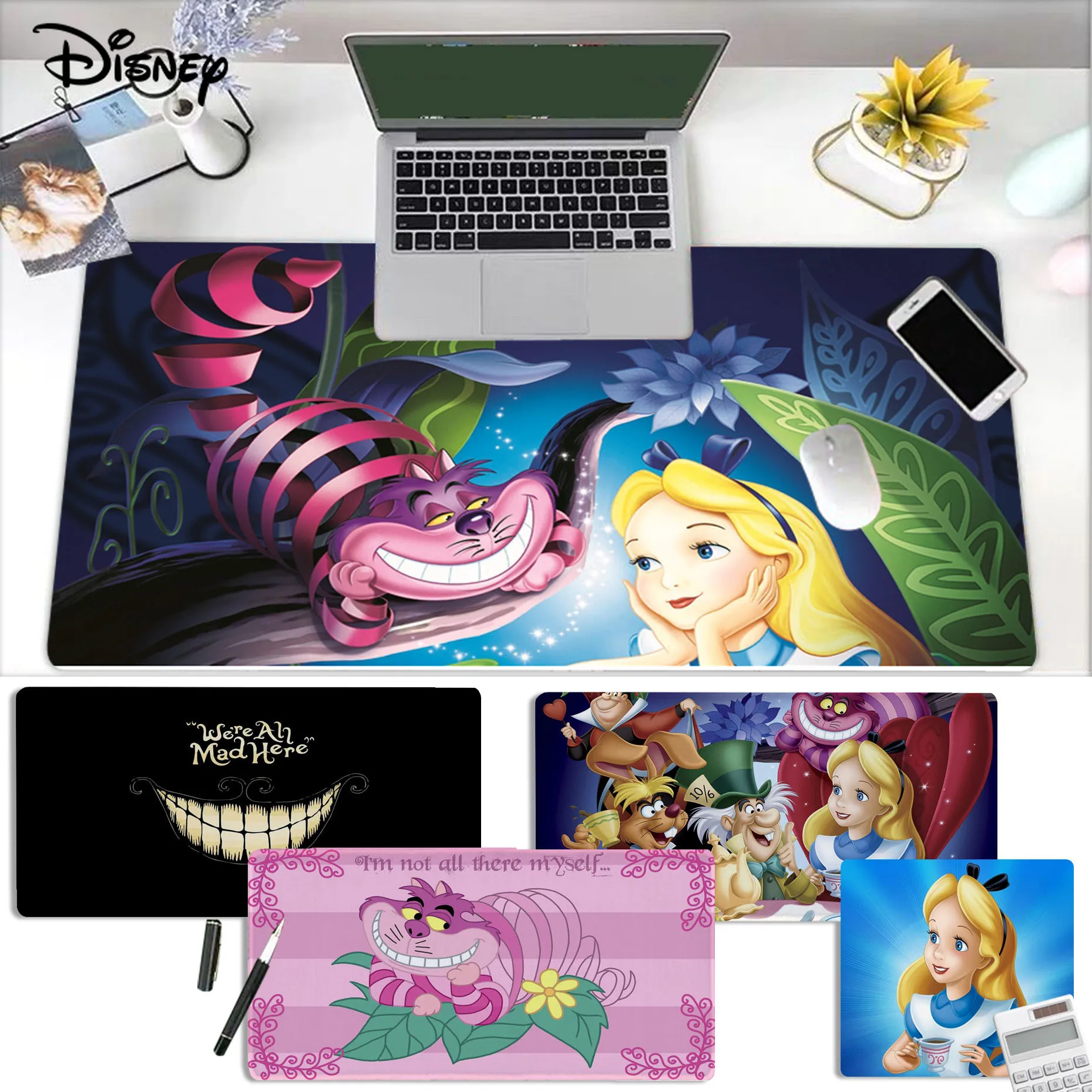 

Disney Alice In Wonderland Mousepad New Arrivals Gamer Speed Mice Retail Rubber Mousepad Size For CSGO Game Desktop PC Laptop