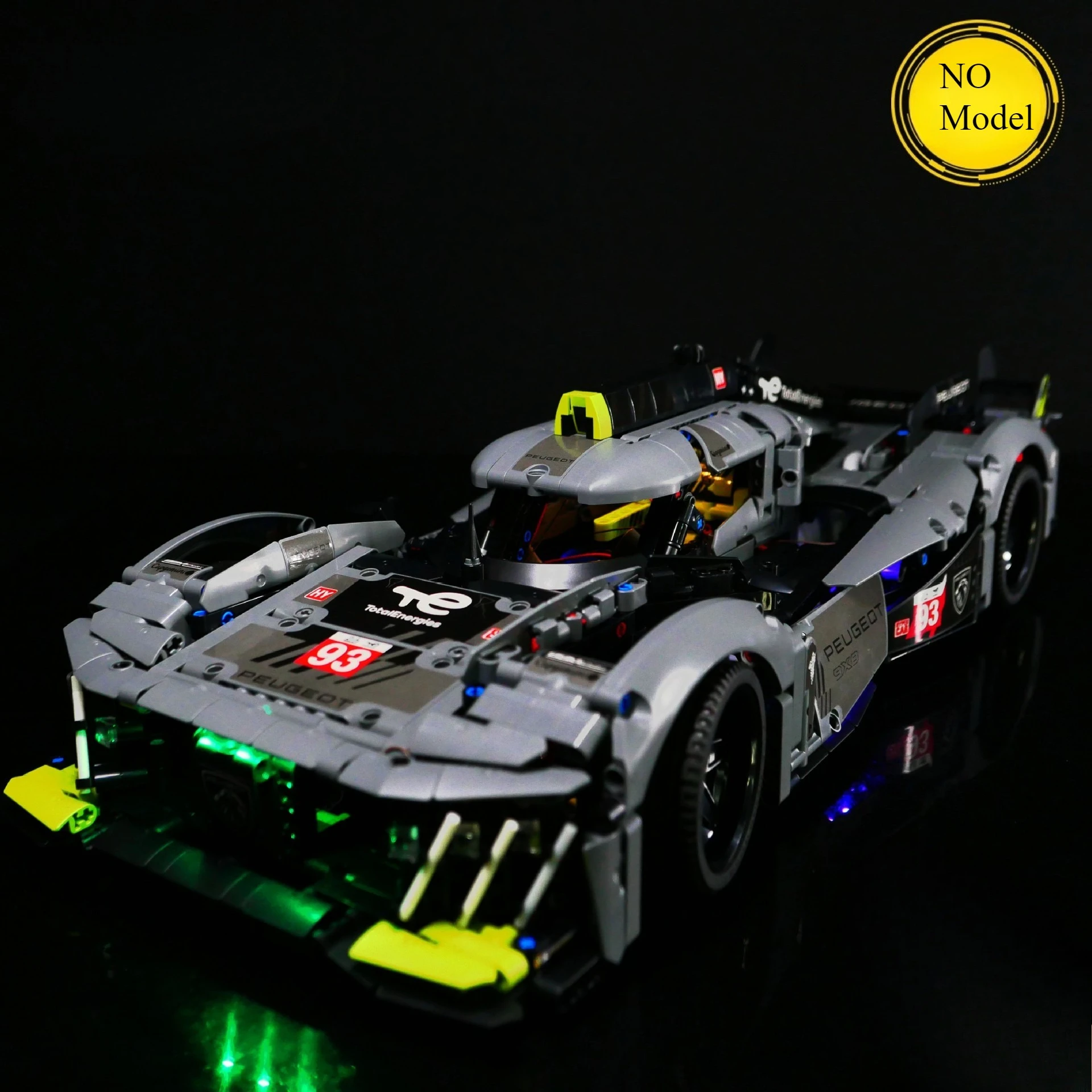 

Набор светодиодных фонарей подходит для LEGO Technic PEUGEOT 9X8 24H Le Mans Hybrid Hypercar 42156, строительные блоки, лампы, игрушки (без моделей кирпичей)
