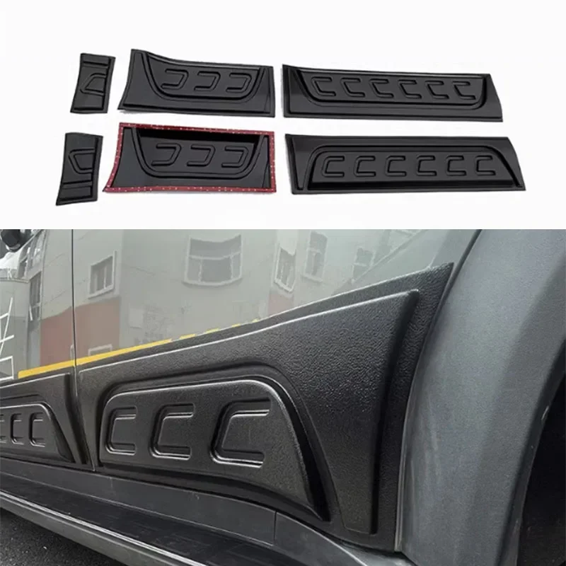 

Fit for Chery JETOUR Traveler T2 2023-2024 Car Body Trim Panel Door Side Skirt Modified Matt Black Car Body Kit Exterior Parts