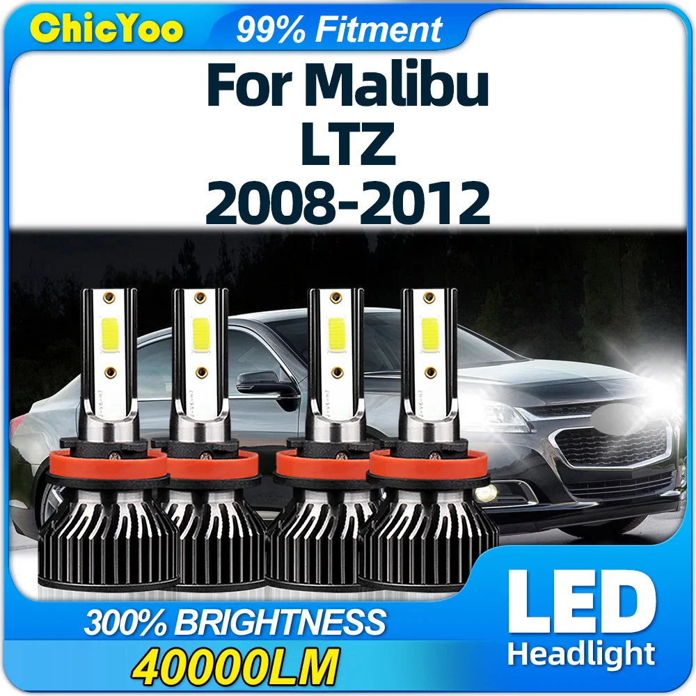 

12V LED Headlight 240W 4000LM CSP Chip Auto Lights 6000K Plug And Play Front Lamps For Malibu LTZ 2008 2009 2010 2011 2012