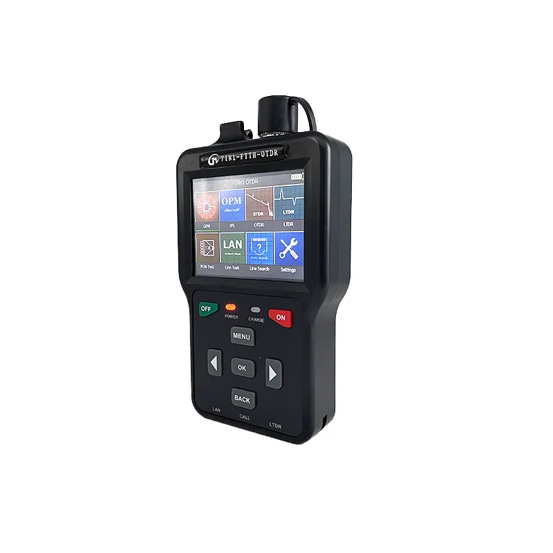 Active Fiber Live Test Fiber Reflectometer OTDr Touch Screen OPM VFL OLS LED Tester SC UPC/APC OTDR Dispositivo