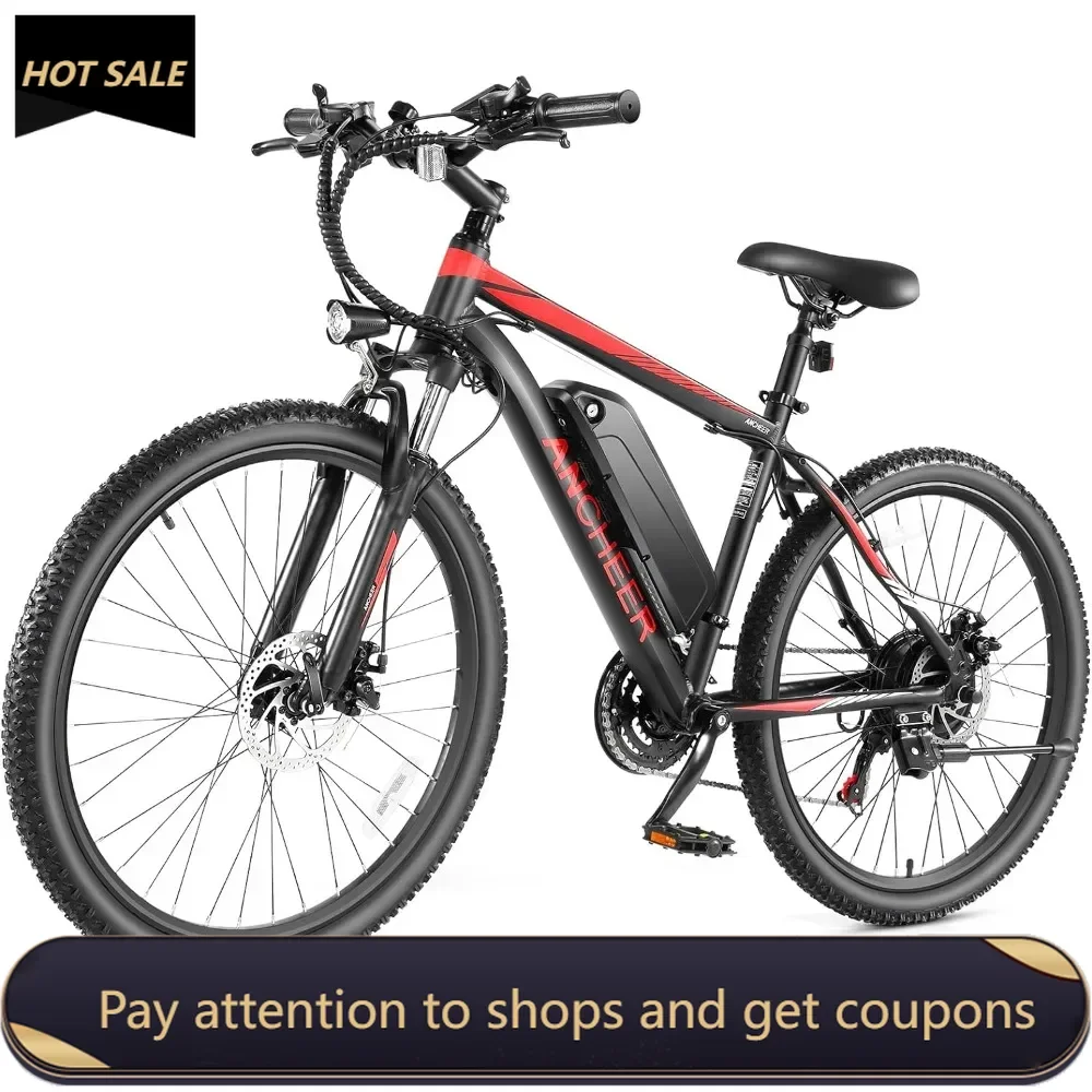 

Electric Bike for Adults, [Peak 750W Motor] Electric Mountain Bike, 26" Sunshine Commuter Ebike, 55 Miles 22MPH Electric Bicycle