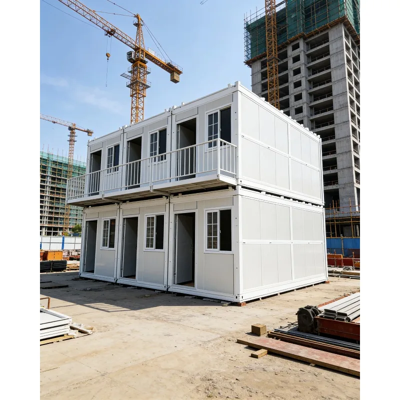 Rapid Construction 20ft Foldable Container House Z-Shaped Prefab Modular Home Winterized Sandwich Panel with Bathroom for Hotel