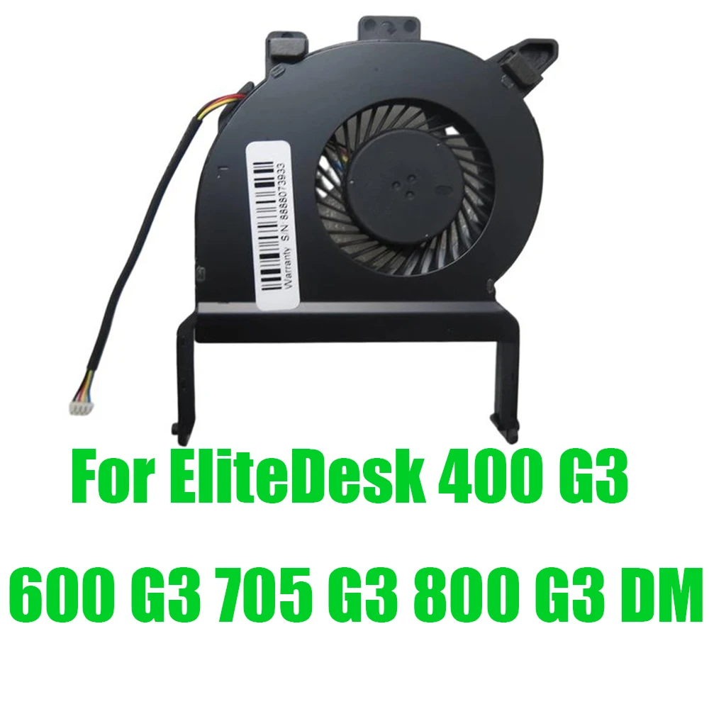 

For HP For EliteDesk 400 G3 600 G3 705 G3 800 G3 DM 810571-001 914266-001 BUC0712HB-00 DC12V Replacement Mini PC CPU Fan
