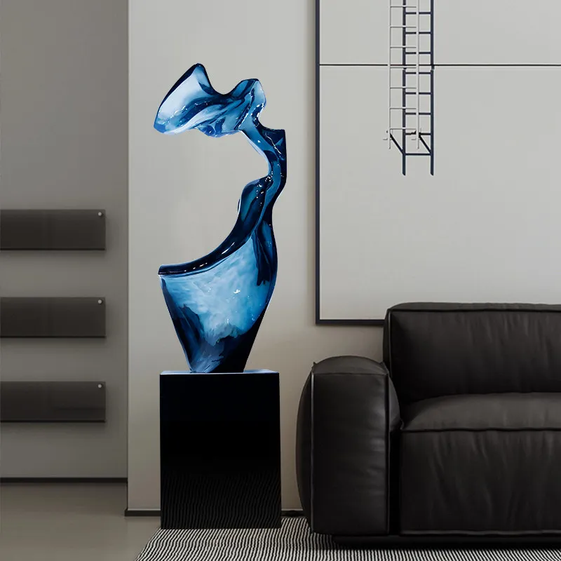 Home decoration ornaments Hotel sales office Meichen landing large-scale art installation