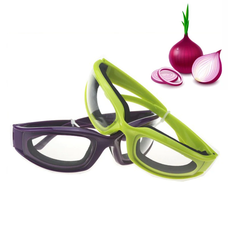 No-Fog No-Tears Onion Goggles Sponge Design Comfortable Vegetable Cutter Onion Protector Eye Tearless Glasses Kitchen Tool