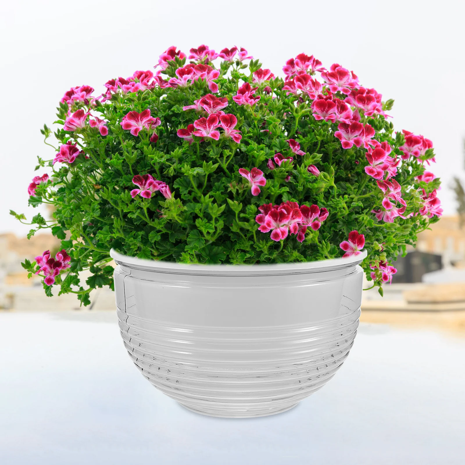 

Self Watering Flower Pot Durable Plastic Design Self Absorption Planter for Indoor Outdoor Plants Succulents Balcony Decor