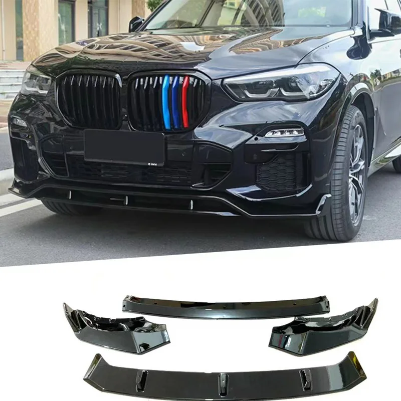 

For 2020-2023 BMW X5 G05 CAR M Sport Lower Lip Guard Protector Blade Spoiler Auto Exterior Accessories Car Front Bumper Splitter