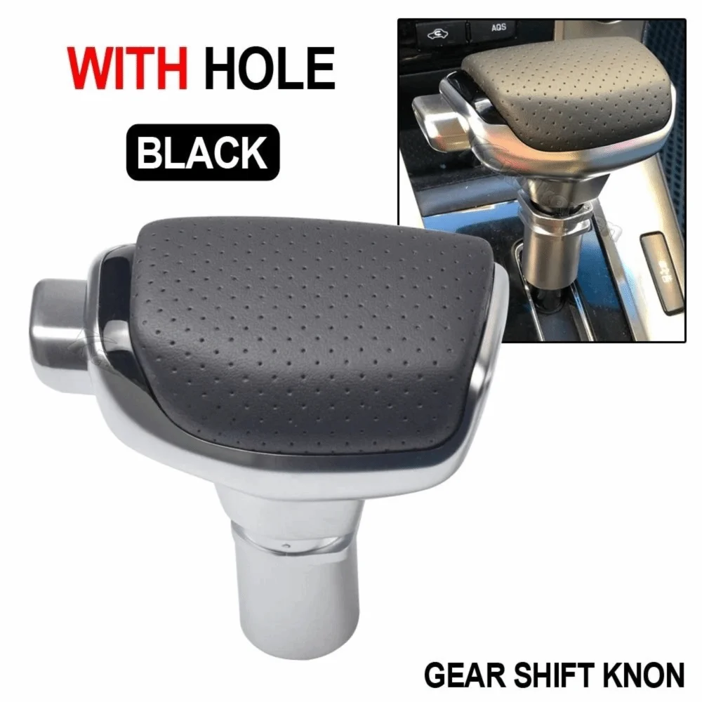 Metal Finish Car Gear Shift Knob Ergonomic Shape Premium Metallic Appearance Metal Texture Shift Knob Comfortable Grip