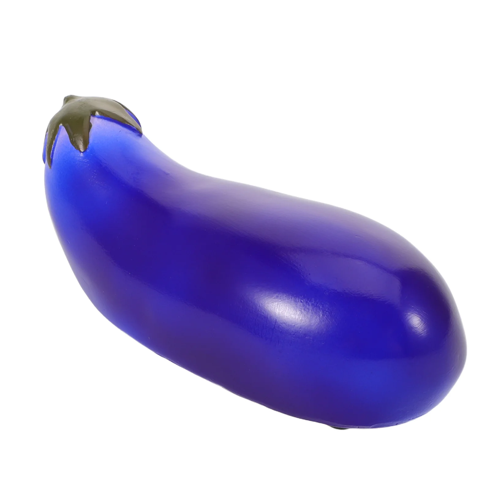 في الهواء الطلق مقاومة الطقس وهمية الباذنجان حديقة ساحة فناء مفتاح تخزين تمثال راتنج مقاوم للماء للأمن الخارجي #1