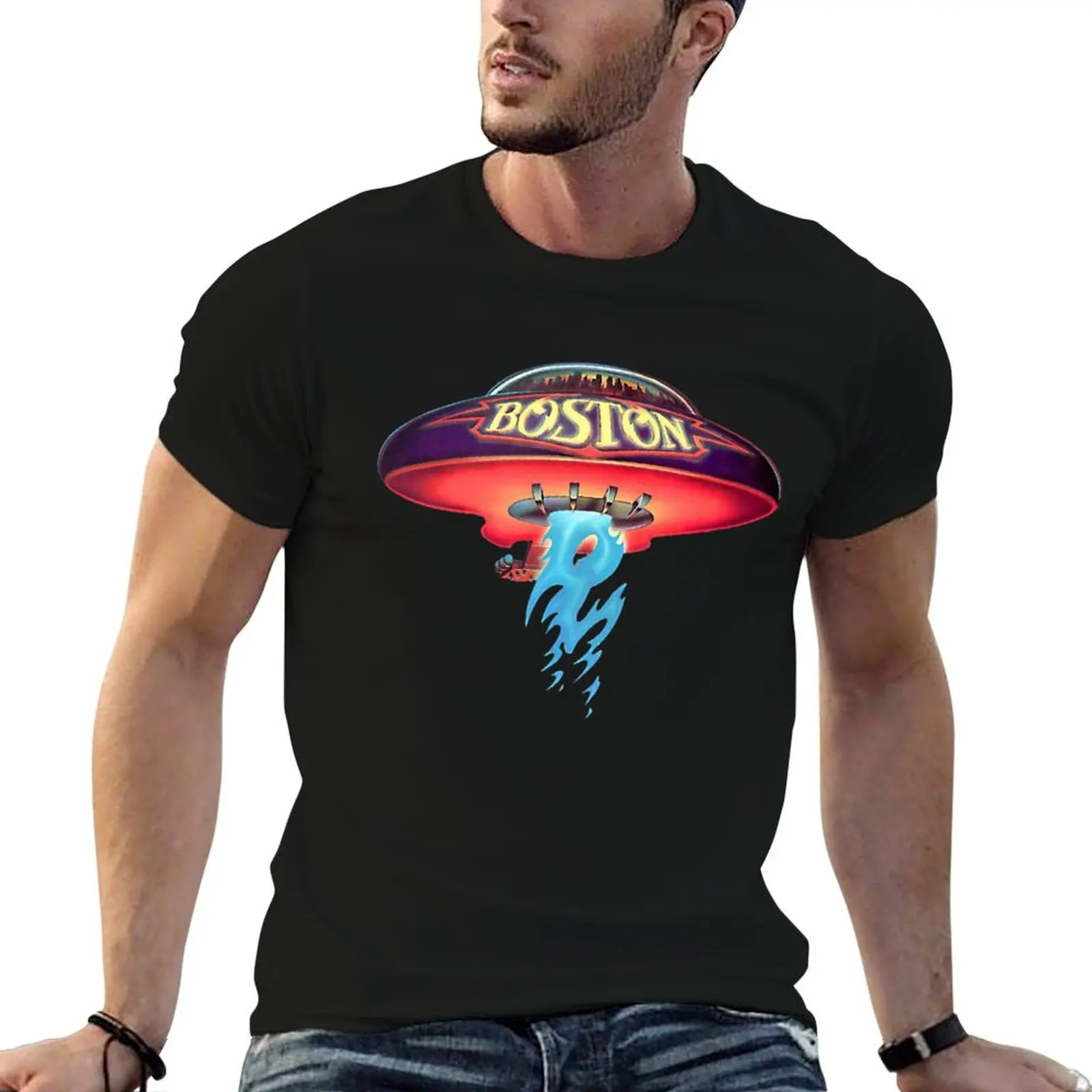 

Band tshirt Boston - t shirts Logo T-Shirt cotton cotton funny The - 100%