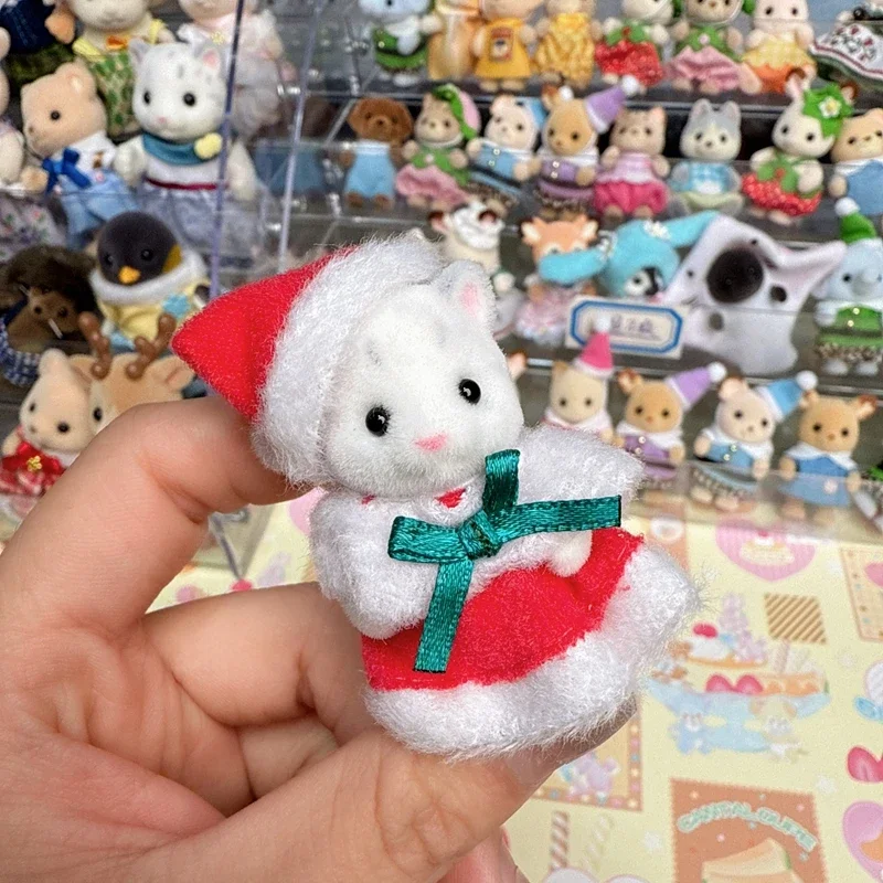 Sylvanian Familiys Anime Cute Kitchens Toy for Girl Ternurines Calico Critters Children's Toys Kids Girls Figures Small Baby5