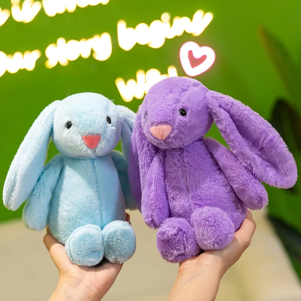 Easter 30Cm long ears soft plush bunny doll cute rabbit plush toy sleeping doll girl child baby plush birthday present