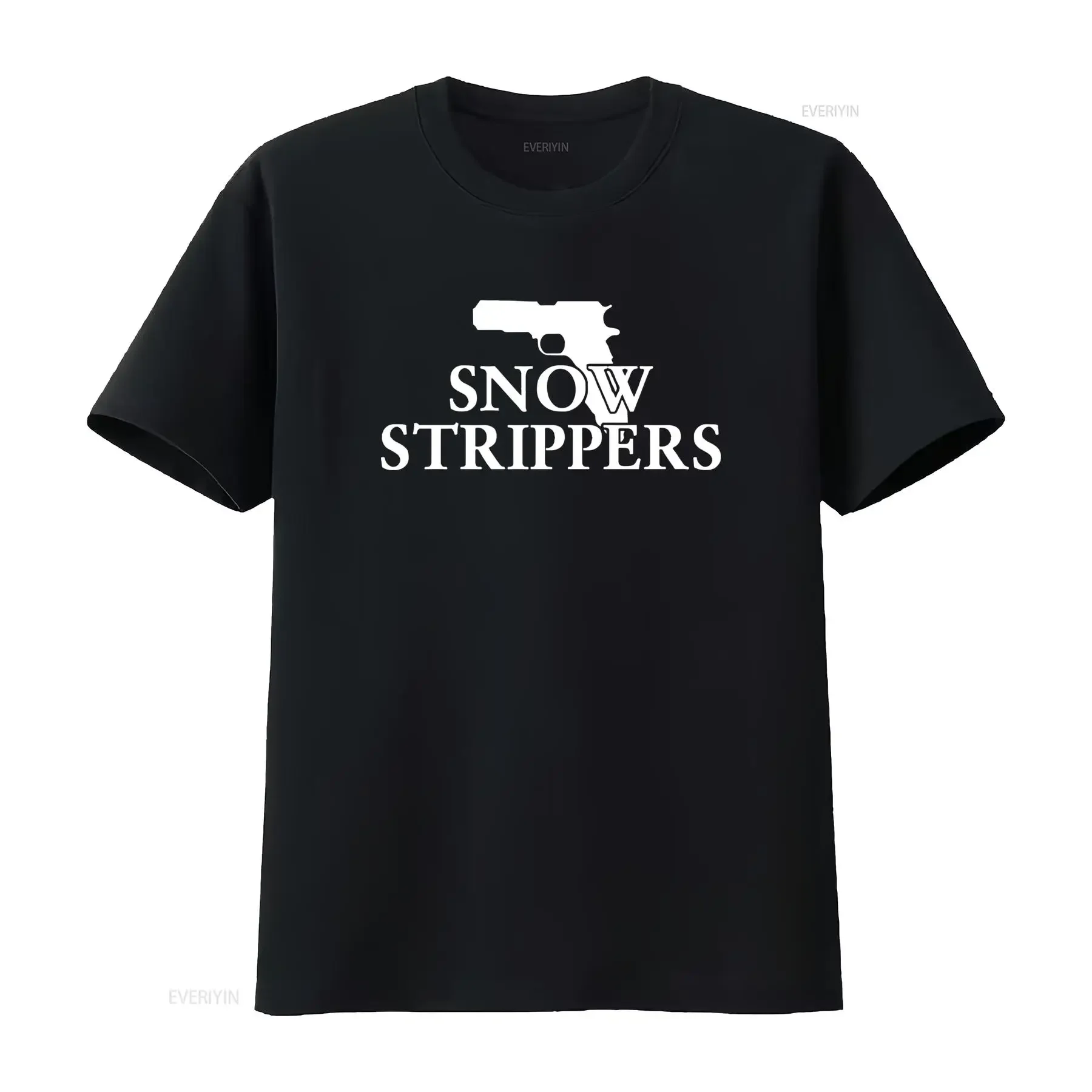 Snow Strippers Gun T Shirt Nice Bass Bro Album Tour Merch PA3009_54 vintage Washed designer clothes homme Stylish Comfortable
