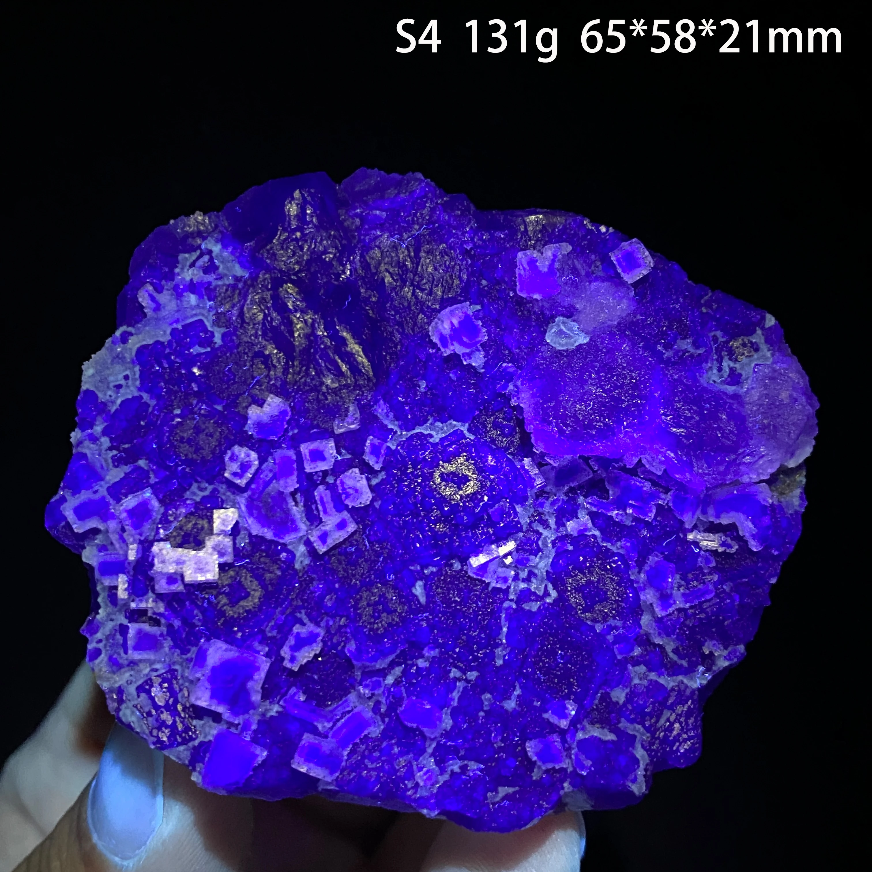 Natural Double Layer Fluorite Crystal Cluster Rough Stone Healing Energy Specimen Home Decor Ornament Collectible Gift