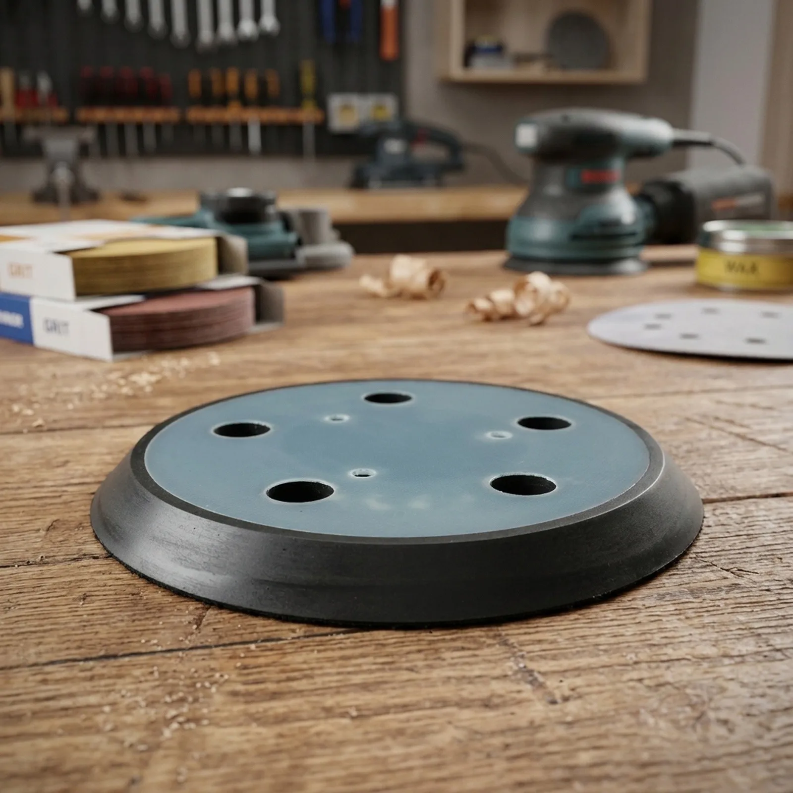 Power Tools 125mm Sander Pad Commercial Cleaning Interface Pad For Home Decoration For Porter Polishing Rubber