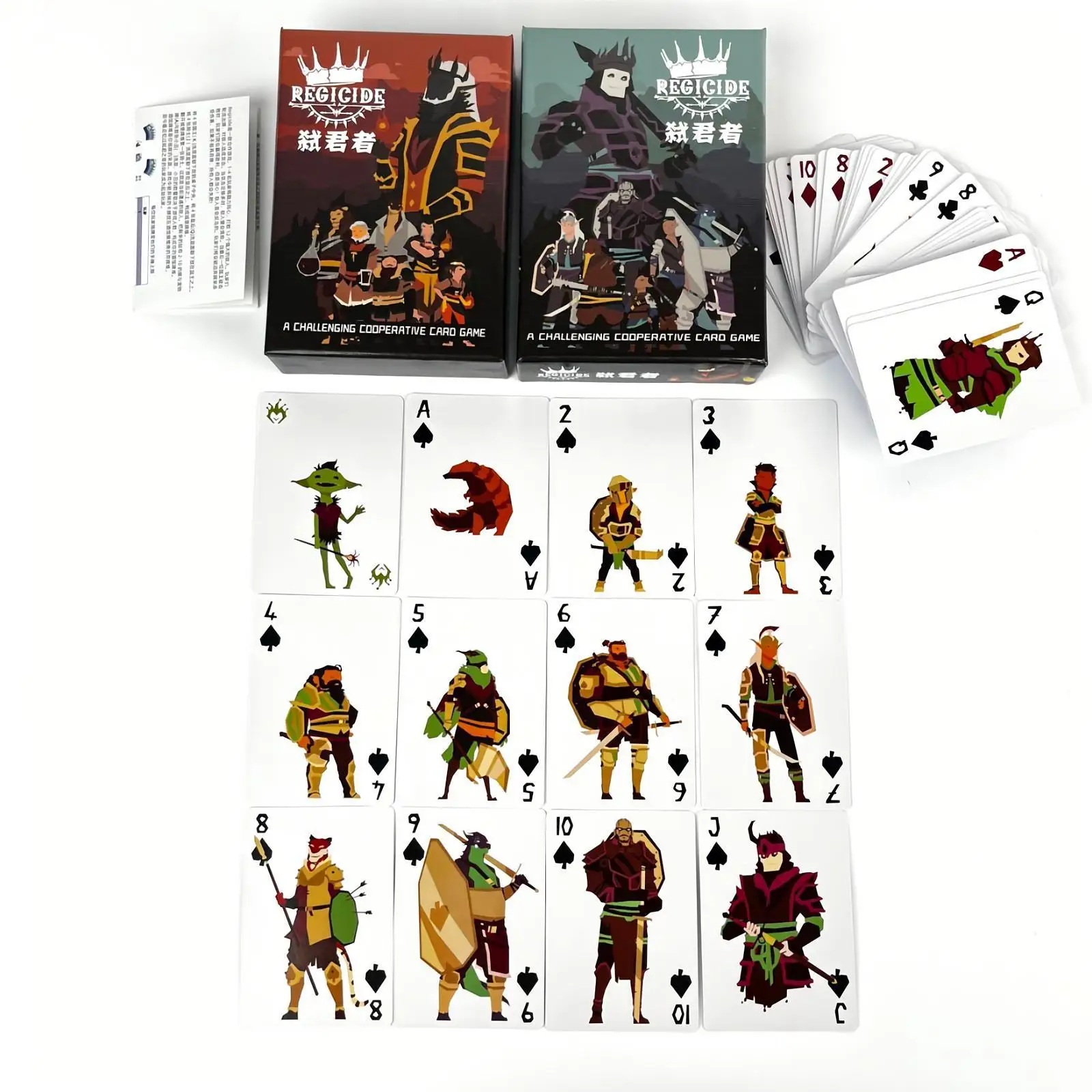 Jeu de société Regicide pour 1 à 4 joueurs, famille/fête, jeu de Table amusant, jeu de stratégie de divertissement pour amis