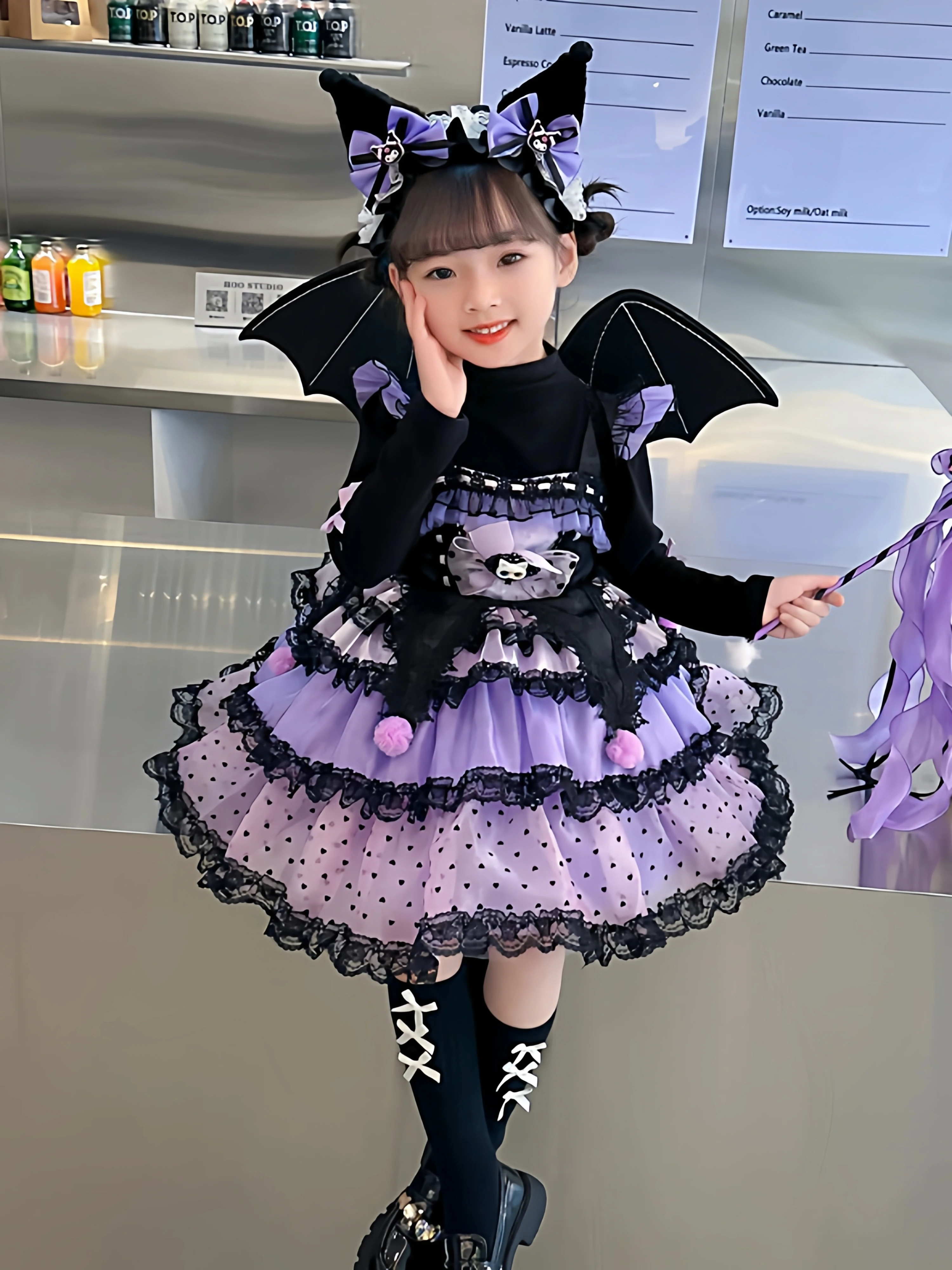 Lolita Princess Skirt Children's Dress Fashionable Birthday Costume Girl's Clothing Cotton Polyester Spring Summer New Arrival