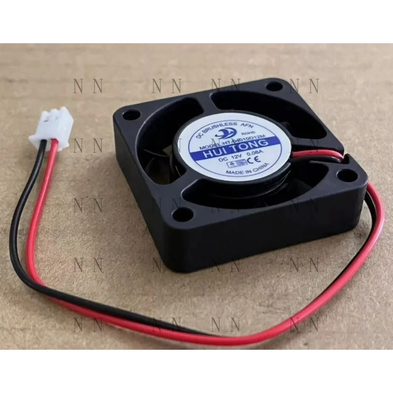 WEP  NEW FOR HUITONG 4010 HT-04010D12M DC12V 0.08A 40*10MM Silent cooling fan