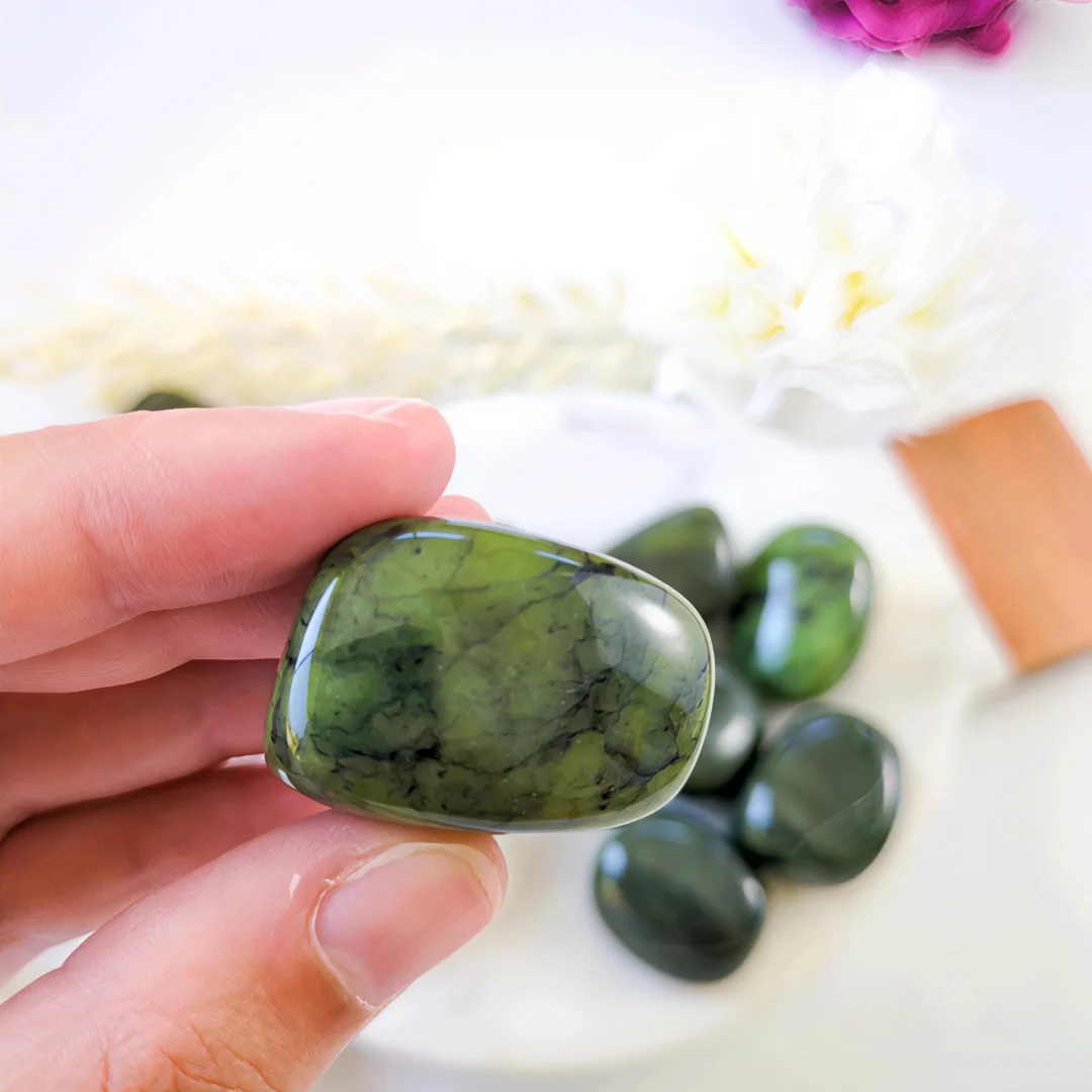 Natural Tibetan Medicine Jade Tumbled Stones, Raw Stone Strong Magnetic Energy Healing Mineral Specimen Reiki Decoration Hot