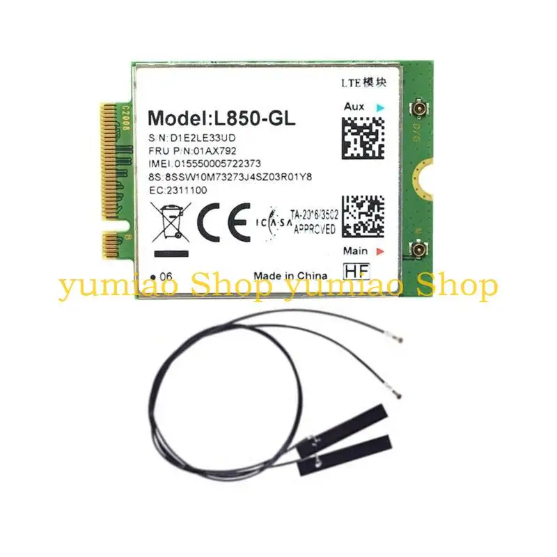 587B Wireless Card L850-GL 01AX792 4G Card WWAN Module- Support LTE FDD/ LTE TDD/ WCDMA for X380 X390 L480 T480 T580