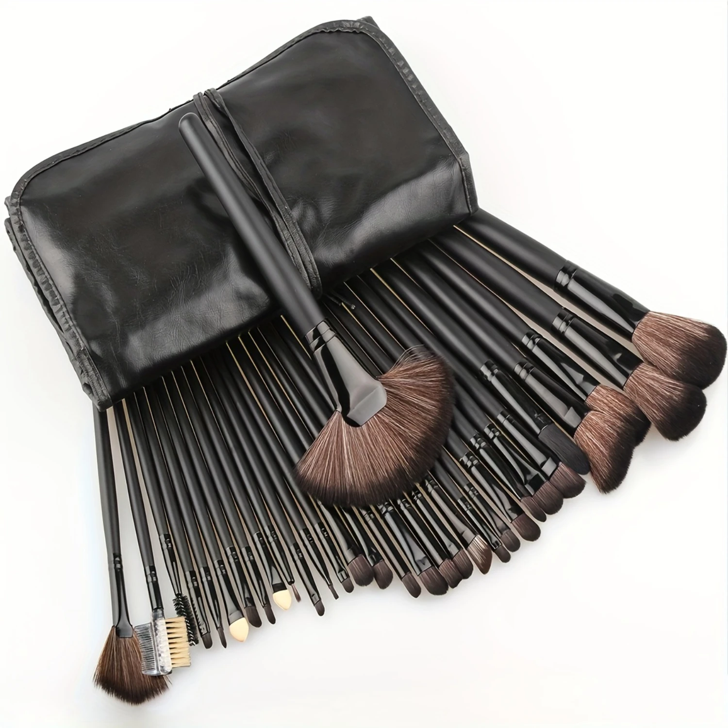 Ensemble de pinceaux de maquillage 32 pièces, pour poudre, ombre à paupières, Blush, fond de teint, beauté mixte