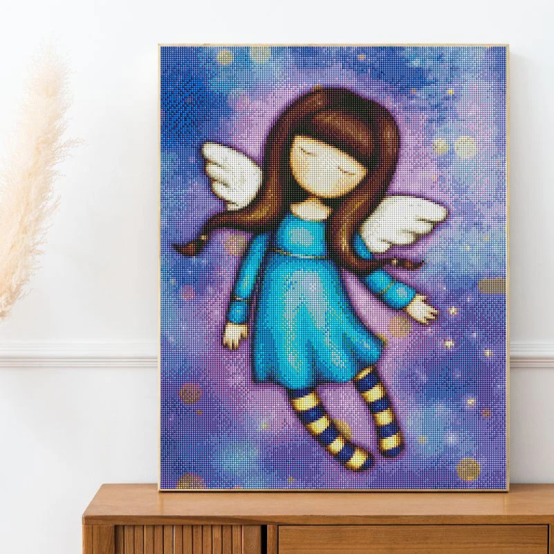 5D DIY Diamond Painting Cartoon Girl Angel Princess Full Square&Round Diamond mosaic embroidery Cross stitch home decor Gift Art