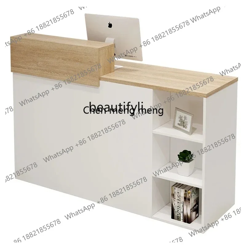 lhy 26 new ZqBar Counter for Women, Cashier Shop, Manicure Clothing Store, Beauty Salon Counter, Light Luxury Cashier Table ss 2