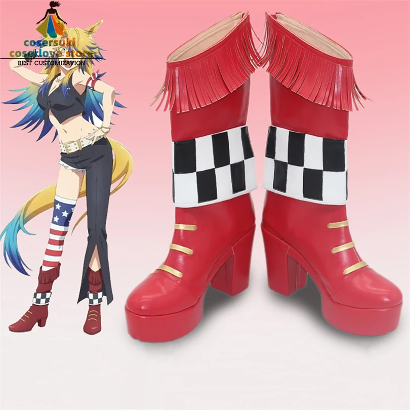 Uma Musume Pretty Derby Obey Your Master Cosplay Shoes Boots for Halloween Carnival Convention Event Anime Footwear