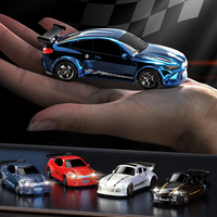 ZWN 2.4G RC Simulation Mini Drift Car Palm Racing Model Desktop Toys 1/64 Scale 4WD Remote Control Car Gift For Children Boys
