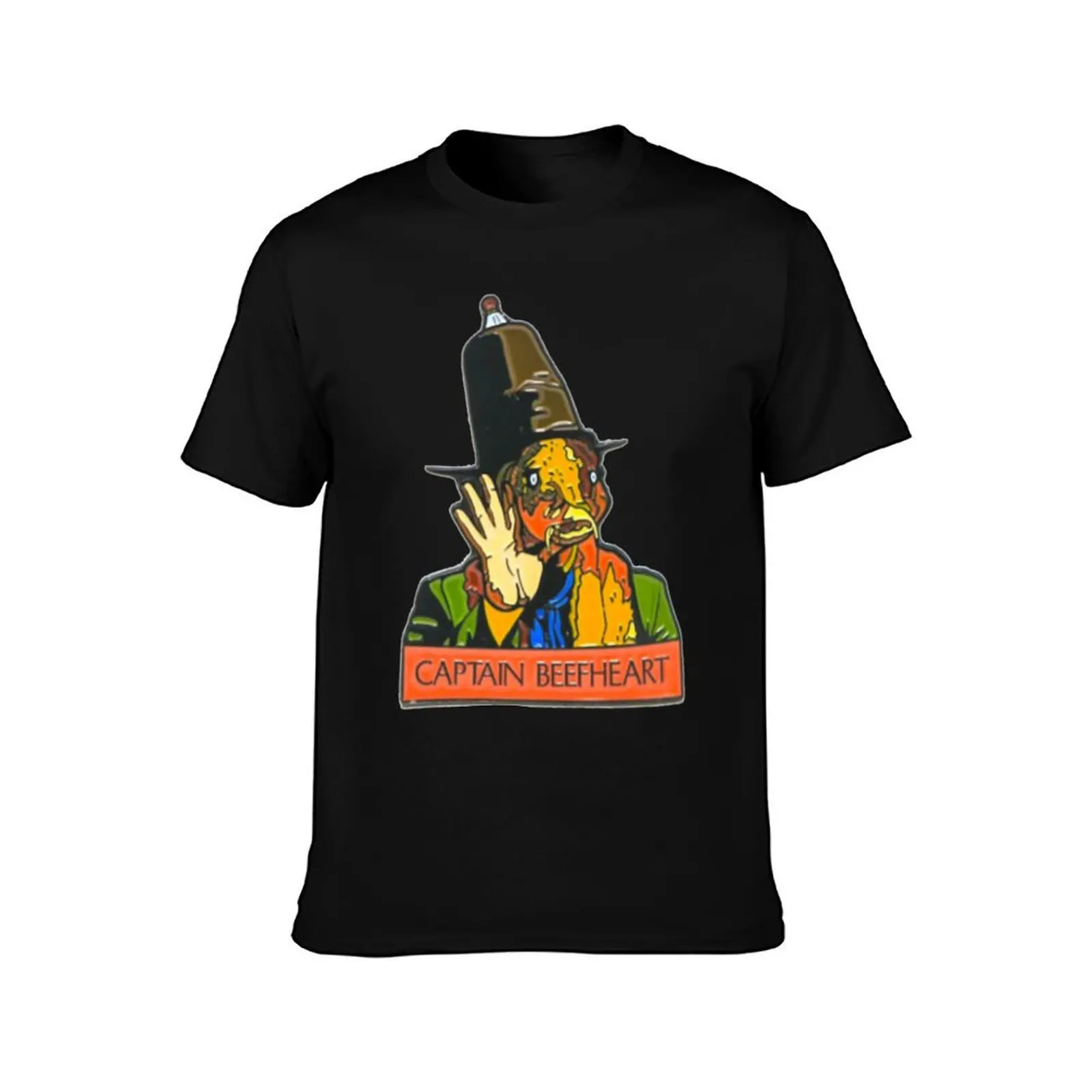 Vintage Album Cover Captain Beefheart Counter Culture T-Shirt Labor Work Casual T-Shirt
