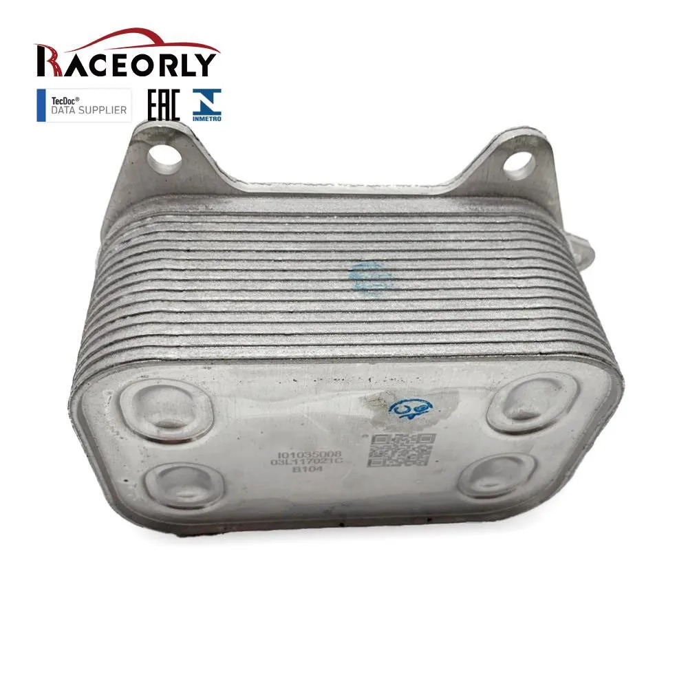RACEORLY Engine Oil Cooler for Volkswagen TIGUAN 2.0TDI 2012-2014 03L117021C