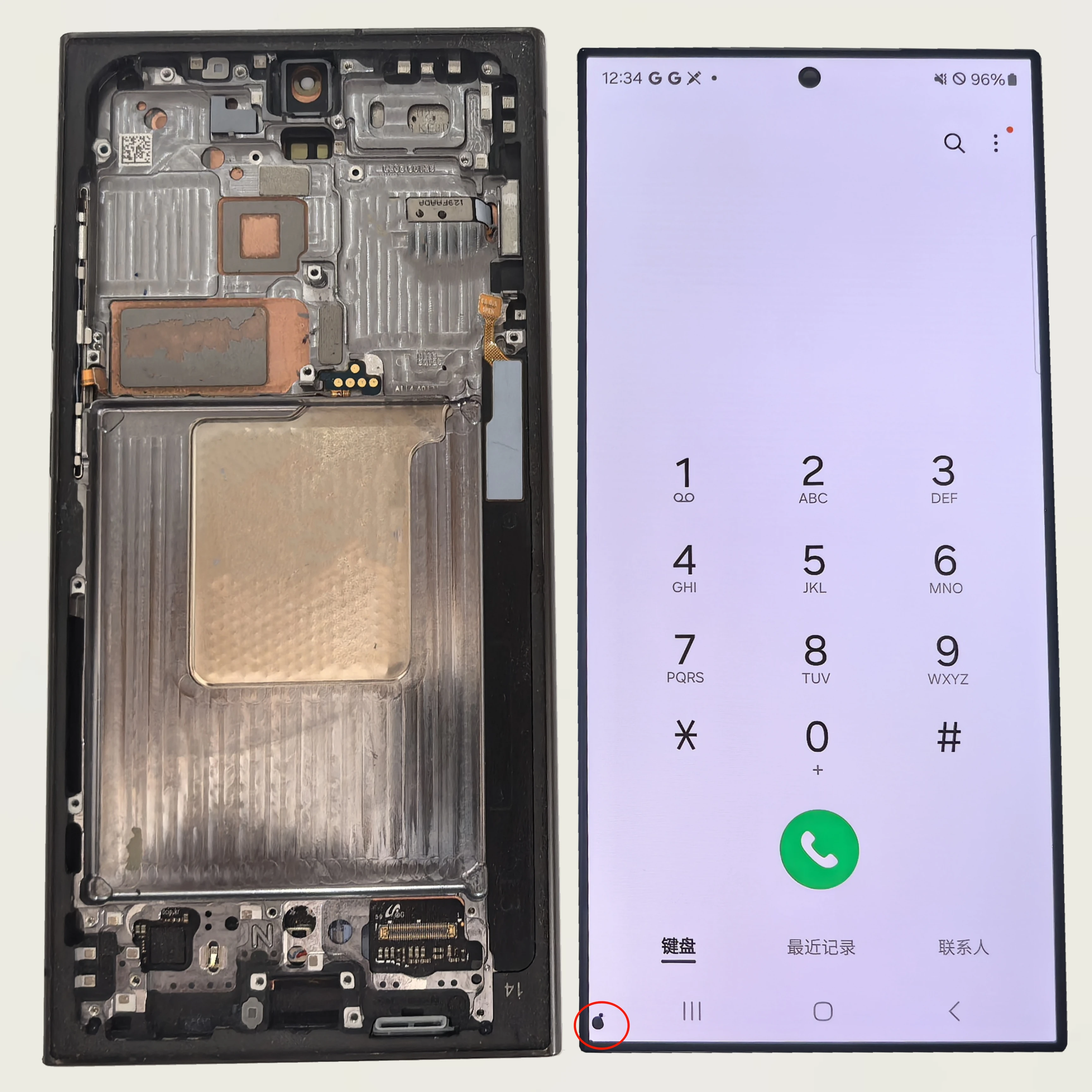 6.8" Original120HZ Super AMOLED For Samsung S24 Ultra S928B S928E S928 S928U S928B LCD Screen Display Touch Screen . With Defect image 4