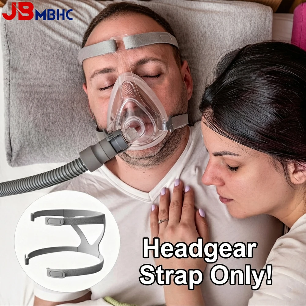 Universal CPAP Headgear Strap, 1/2PCS Replacement Headgear for Most Masks, Soft and Adjustable CPAP Head Strap, Standard Size