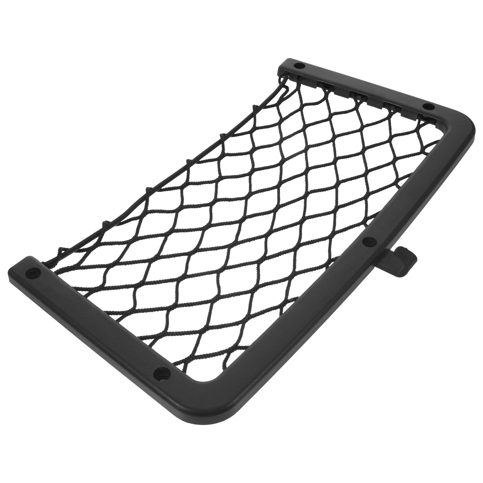 

36X18Cm Car Storage Net Bag Elastic Mesh Organizer For Vehicle Interior Abs Frame Brackets Trunk Cargo Pocket Holder Car Net