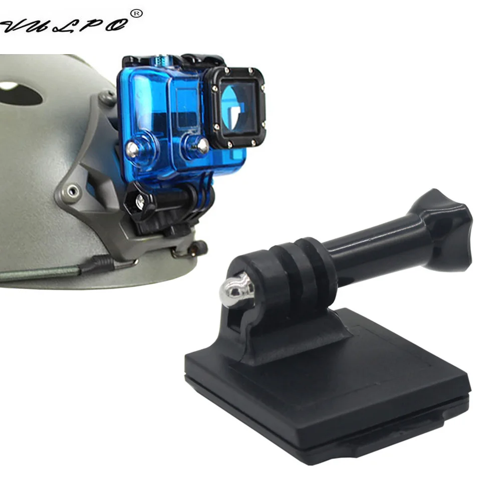 VULPO New Tactical Helmet Base Adapter Fixed Mount For GoPro Hero Action Camera FAST/MICH/NVG Helmet Accessories