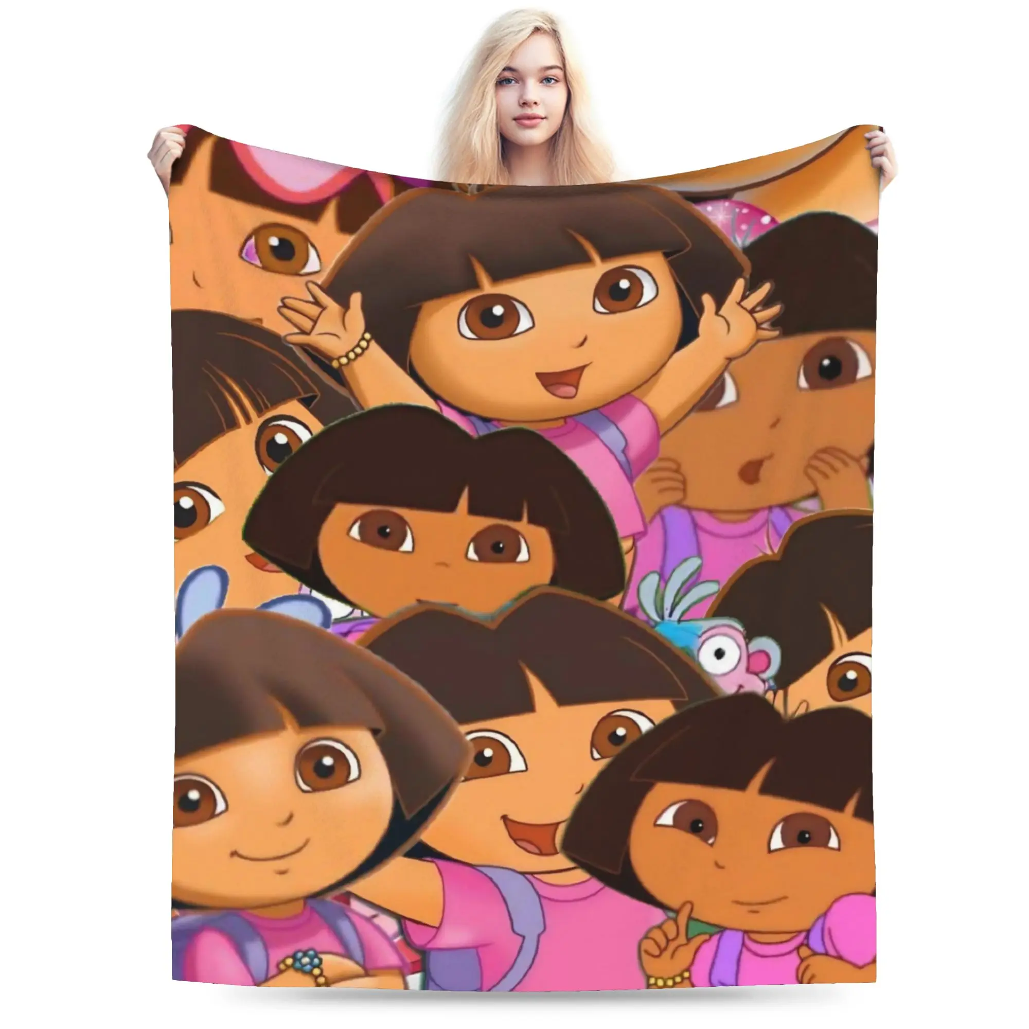 D-Doras The Explorers Blanket Super Soft Warm  Throw Blankets for Couch 50x60 Inch Multiple Sizes Bedding Throws