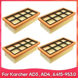 Compatible For ( Karcher AD 3 Premium, AD 4 Premium, Advertising 3000, 3200 AD, 6.415-953.0 ) Vacuum Cleaner Filter Accessory