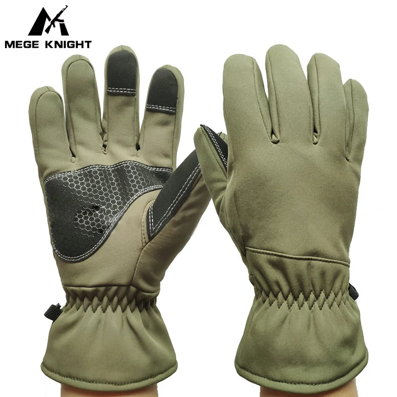 Hot Winter Tactical Gloves Touchscreen Warm Outdoor Cycling Driving Motorcycle Mitten Gloves Windproof Non-Slip Gloves